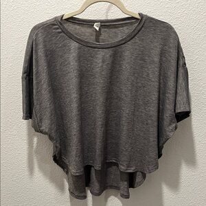 Charcoal Gray Women's Crop Top